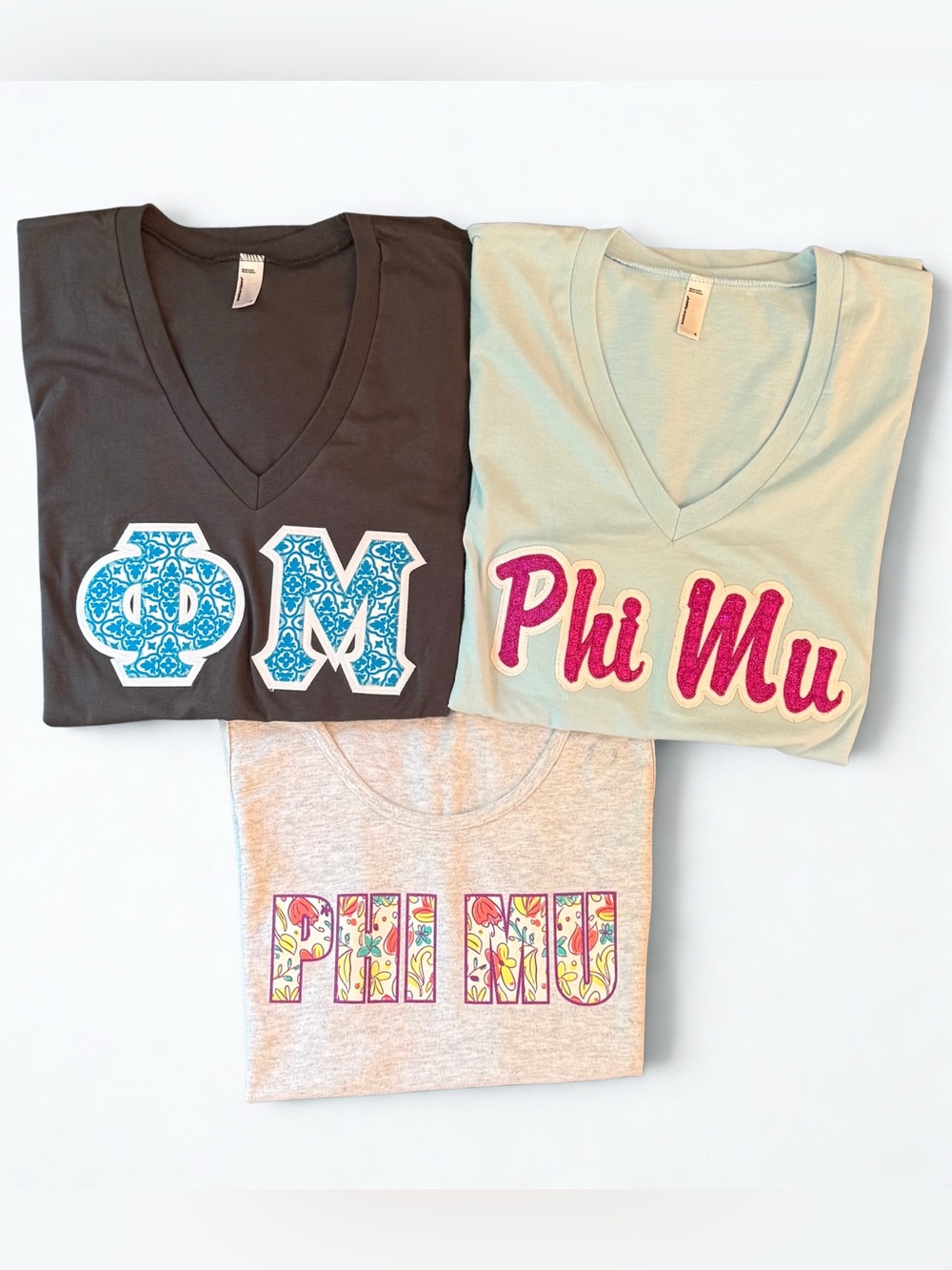 3 Phi Mu Shirt’s Size Small